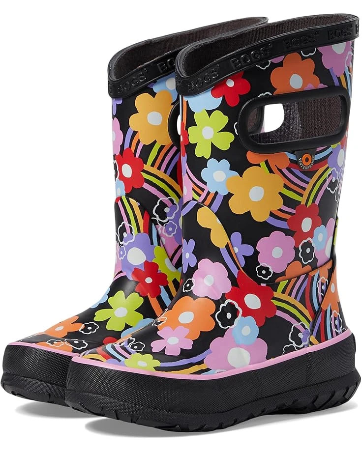 Bogs Kids Rain Boots Rainbow Flower (Toddler/Little Kid/Big Kid) 1 Bogs Kids Rain Boots Rainbow Flower (Toddler/Little Kid/Big Kid)