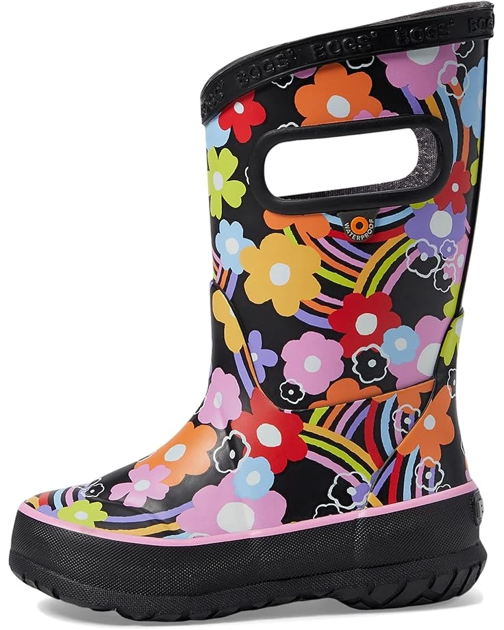 Bogs Kids Rain Boots Rainbow Flower (Toddler/Little Kid/Big Kid) 4 Bogs Kids Rain Boots Rainbow Flower (Toddler/Little Kid/Big Kid) - Image 4